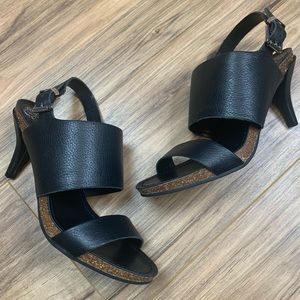 LAST CHANCE: Vince Camuto Leather & Cork sandals, 6